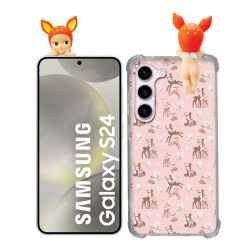 Coque Renforcée Pour Samsung Galaxy S24 Angel Hippers Faon