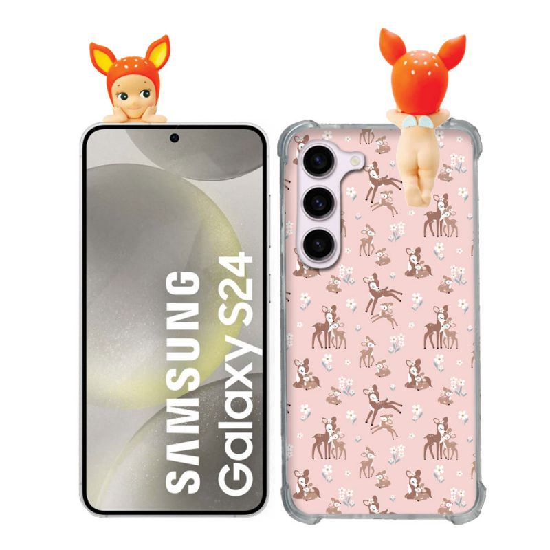 Coque Renforcée Pour Samsung Galaxy S24 Angel Hippers Faon