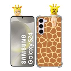Coque Renforcée Pour Samsung Galaxy S24 Angel Hippers Girafe