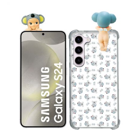 Coque Renforcée Pour Samsung Galaxy S24 Angel Hippers Koala