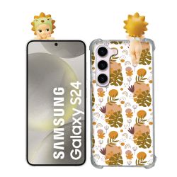 Coque Renforcée Pour Samsung Galaxy S24 Angel Hippers Lion
