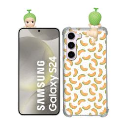 Coque Renforcée Pour Samsung Galaxy S24 Angel Hippers Melon