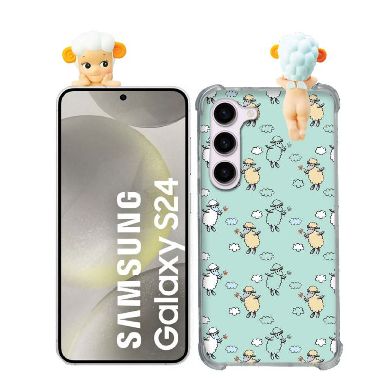 Coque Renforcée Pour Samsung Galaxy S24 Angel Hippers Mouton