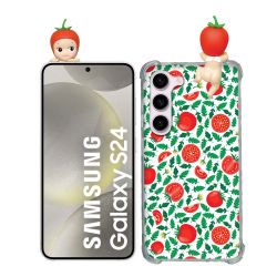 Coque Renforcée Pour Samsung Galaxy S24 Angel Hippers Tomate