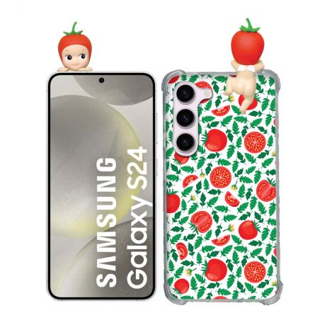 Coque Renforcée Pour Samsung Galaxy S24 Angel Hippers Tomate