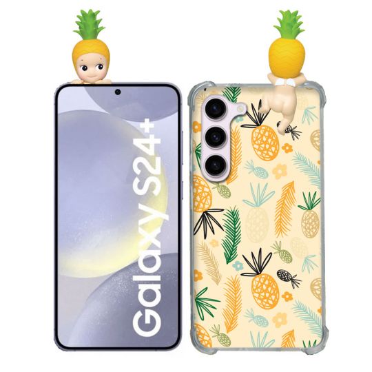Coque Renforcée Pour Samsung Galaxy S24 Plus Angel Hippers Ananas