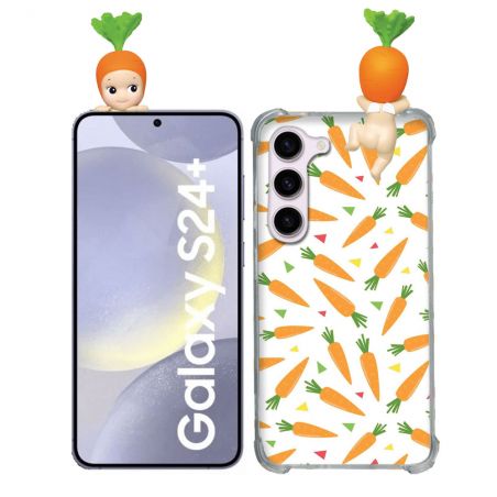 Coque Renforcée Pour Samsung Galaxy S24 Plus Angel Hippers Carotte