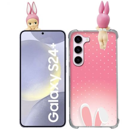 Coque Renforcée Pour Samsung Galaxy S24 Plus Angel Hippers Lapin