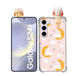 Coque Renforcée Pour Samsung Galaxy S24 Plus Angel Hippers Lapin Bélier