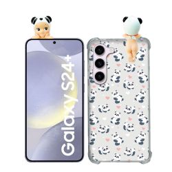 Coque Renforcée Pour Samsung Galaxy S24 Plus Angel Hippers Panda