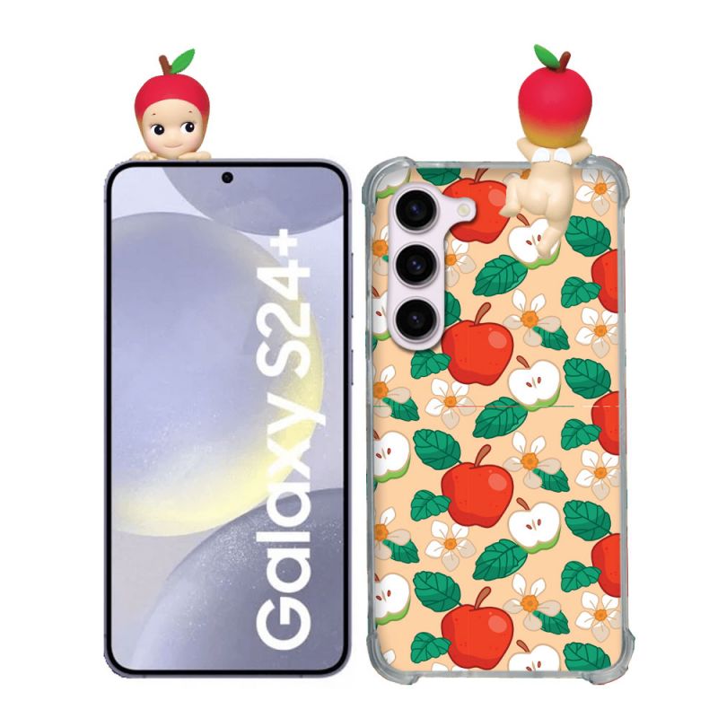 Coque Renforcée Pour Samsung Galaxy S24 Plus Angel Hippers Pomme