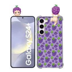 Coque Renforcée Pour Samsung Galaxy S24 Plus Angel Hippers Raisin