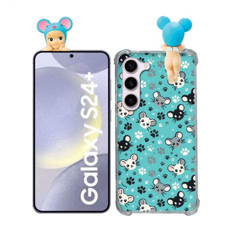 Coque Renforcée Pour Samsung Galaxy S24 Plus Angel Hippers Souris