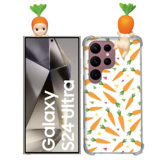Coque Renforcée Pour Samsung Galaxy S24 Ultra Angel Hippers Carotte