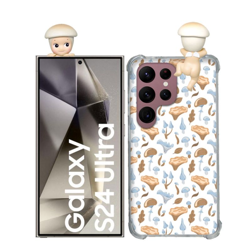 Coque Renforcée Pour Samsung Galaxy S24 Ultra Angel Hippers Champignon