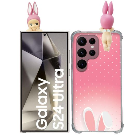 Coque Renforcée Pour Samsung Galaxy S24 Ultra Angel Hippers Lapin