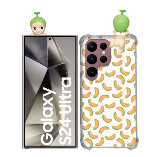 Coque Renforcée Pour Samsung Galaxy S24 Ultra Angel Hippers Melon