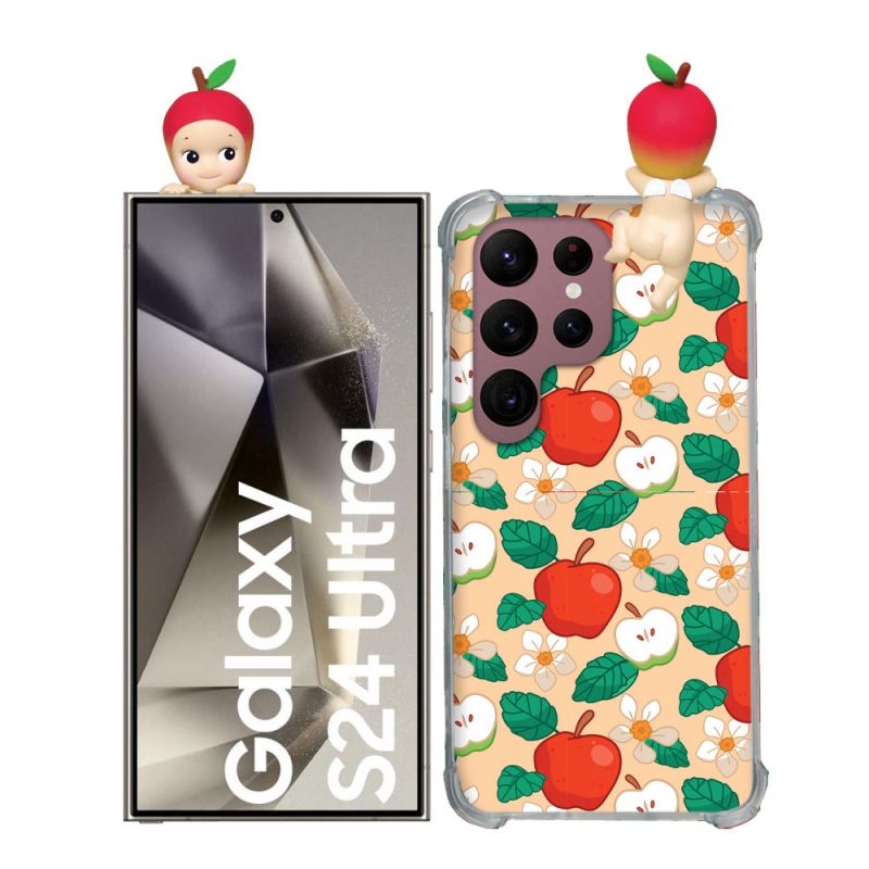Coque Renforcée Pour Samsung Galaxy S24 Ultra Angel Hippers Pomme