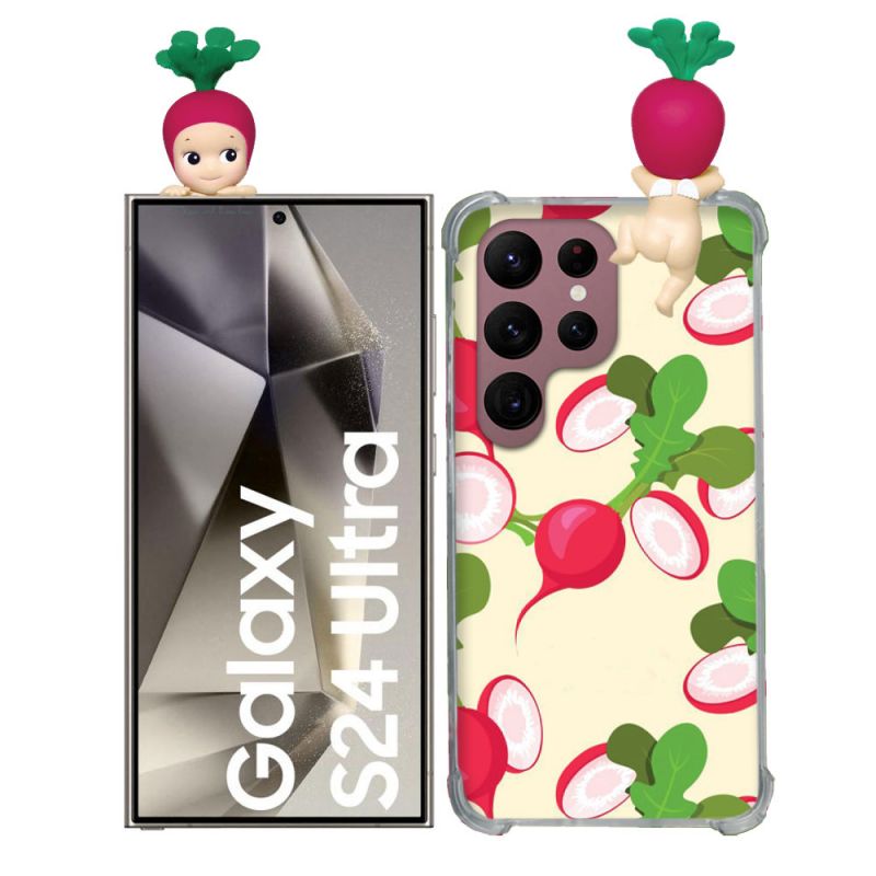 Coque Renforcée Pour Samsung Galaxy S24 Ultra Angel Hippers Radis