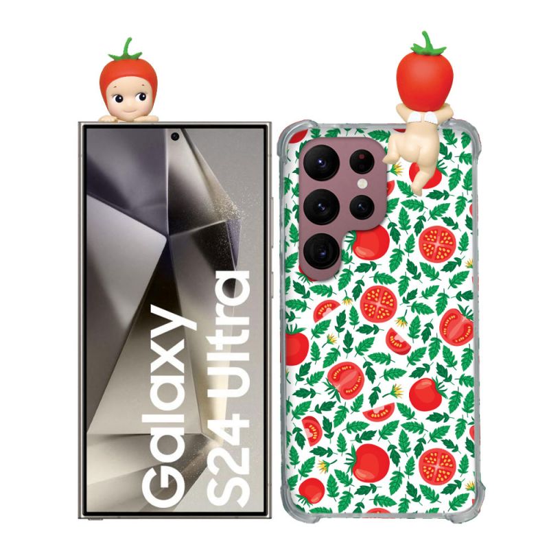 Coque Renforcée Pour Samsung Galaxy S24 Ultra Angel Hippers Tomate