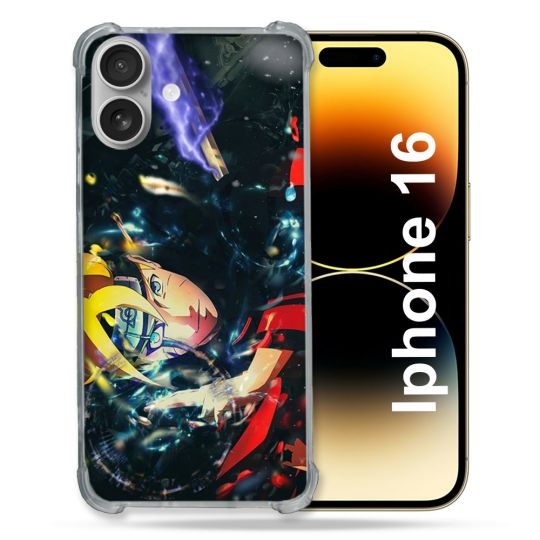 Coque Magnétique Compatible Magsafe Pour Iphone 16 Manga Boruto Eclair