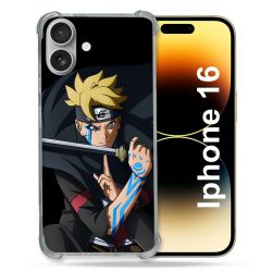 Coque Magnétique Compatible Magsafe Pour Iphone 16 Manga Boruto Tatouage