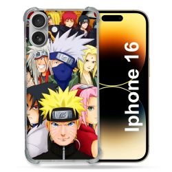 Coque Magnétique Compatible Magsafe Pour Iphone 16 Manga Naruto Team