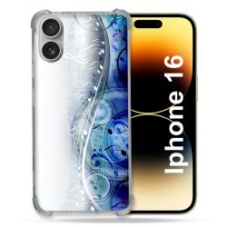 Coque Magnétique Compatible Magsafe Pour Iphone 16 Musique Partition Vague