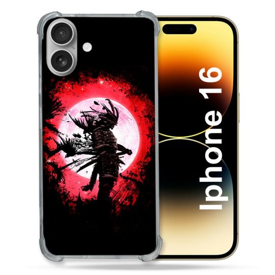 Coque Magnétique Compatible Magsafe Pour Iphone 16 Voyage Japon Samourai
