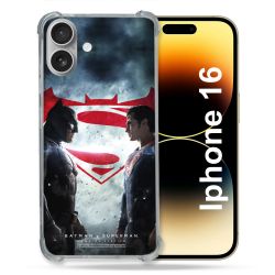 Coque Magnétique Compatible Magsafe Pour Iphone 16 Batman VS Superman