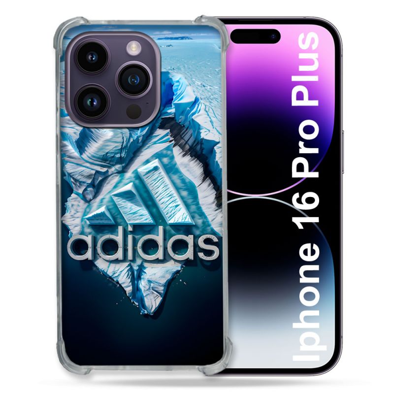 Coque Magnétique Compatible Magsafe Pour Iphone 16 Pro Plus Adidas Iceberg