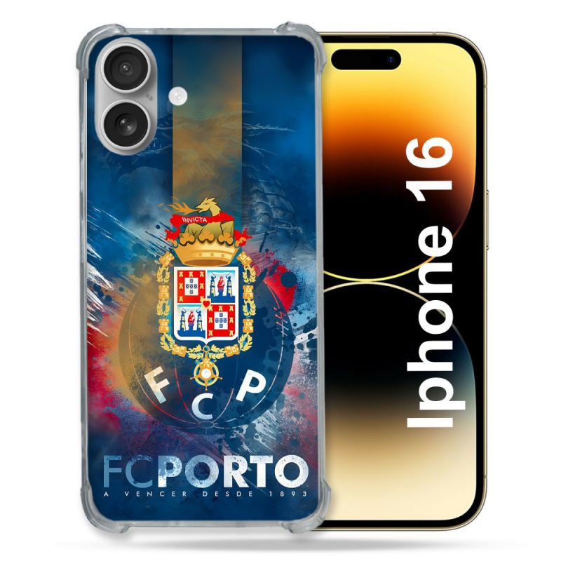 Coque Magnétique Compatible Magsafe Pour Iphone 16 Foot FC Porto