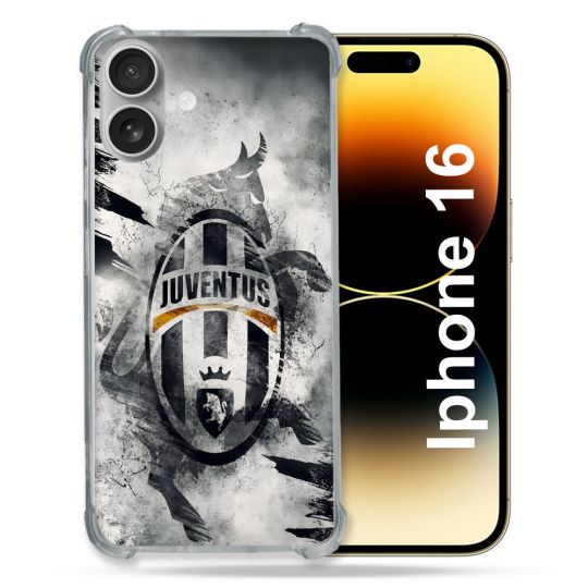 Coque Magnétique Compatible Magsafe Pour Iphone 16 Foot Juventus Turin