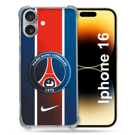 Coque Magnétique Compatible Magsafe Pour Iphone 16 Foot PSG 1970