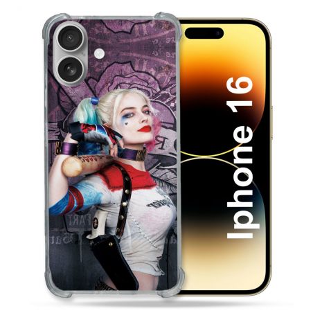 Coque Magnétique Compatible Magsafe Pour Iphone 16 Harley Quinn Batte