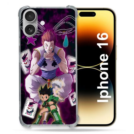 Coque Magnétique Compatible Magsafe Pour Iphone 16 Manga Hunter X Hunter Hisoka