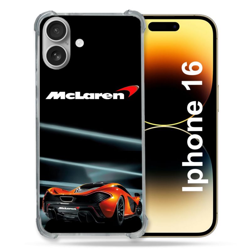 Coque Magnétique Compatible Magsafe Pour Iphone 16 Mc Laren