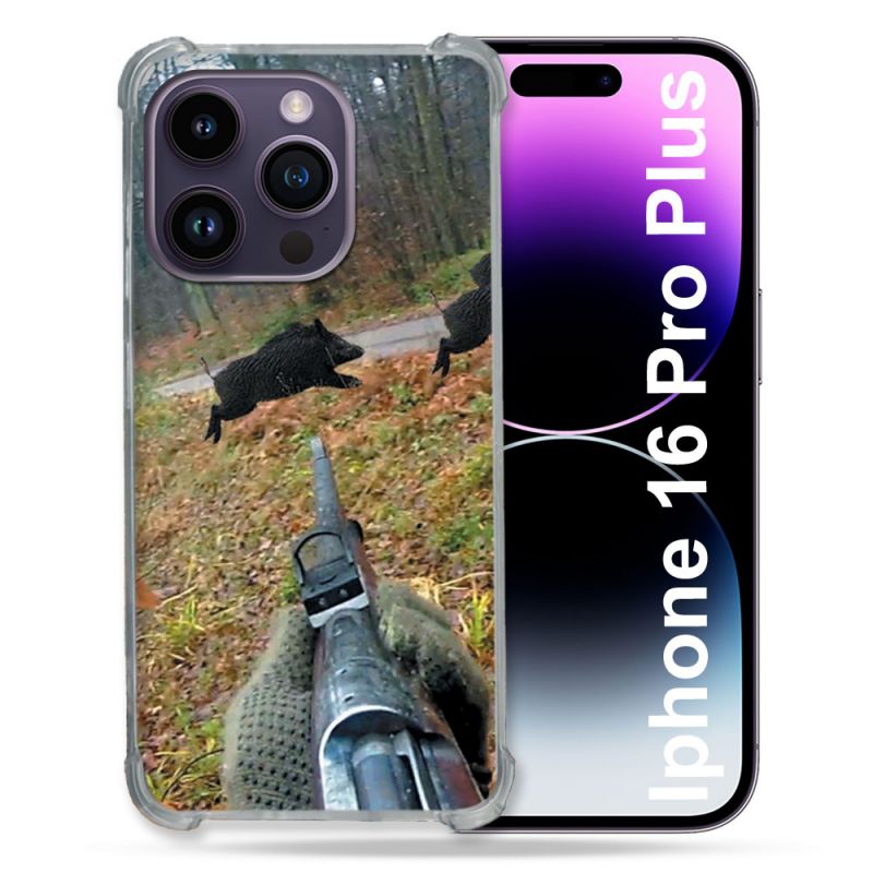 Coque Magnétique Compatible Magsafe Pour Iphone 16 Pro Plus Chasse Vision Tir