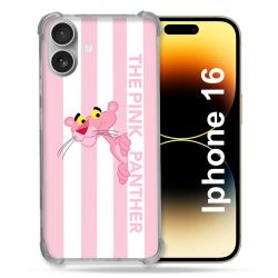 Coque Magnétique Compatible Magsafe Pour Iphone 16 Panthere Rose