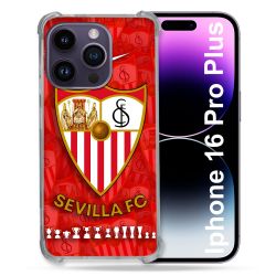 Coque Magnétique Compatible Magsafe Pour Iphone 16 Pro Plus Foot FC Sevilla