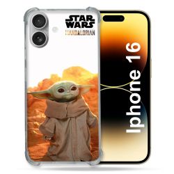 Coque Magnétique Compatible Magsafe Pour Iphone 16 Star Wars - Yoda bebe soleil