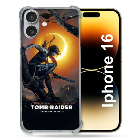 Coque Magnétique Compatible Magsafe Pour Iphone 16 Tomb Raider
