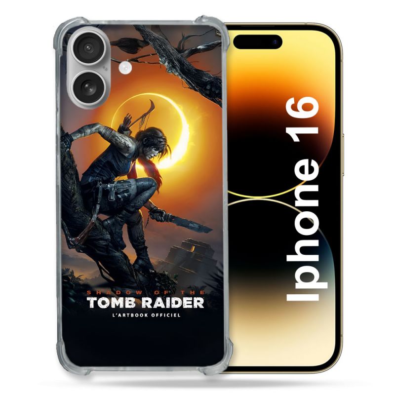 Coque Magnétique Compatible Magsafe Pour Iphone 16 Tomb Raider