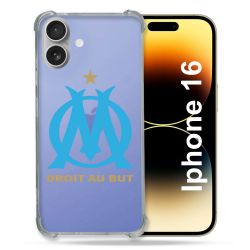 Coque Transparente Pour Iphone 16 Foot Olympique Marseille OM
