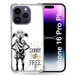 Coque Magnétique Compatible Magsafe Pour Iphone 16 Pro Plus Harry Potter Dobby Free Blanc