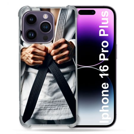 Coque Magnétique Compatible Magsafe Pour Iphone 16 Pro Plus Kimono Ceinture