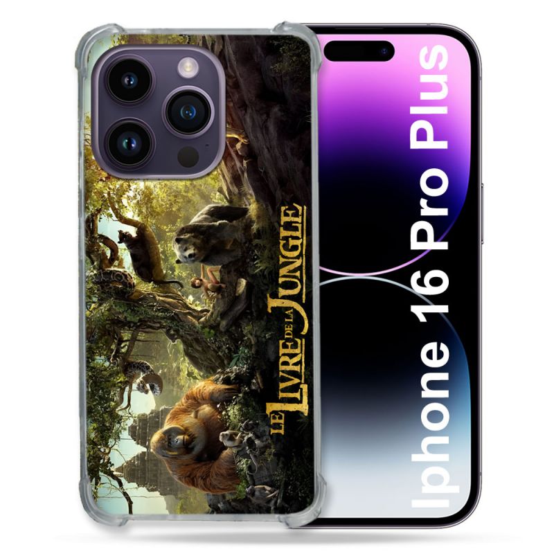 Coque Magnétique Compatible Magsafe Pour Iphone 16 Pro Plus Le Livre De La Jungle Affiche