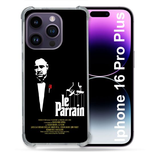 Coque Magnétique Compatible Magsafe Pour Iphone 16 Pro Plus Le Parrain Affiche