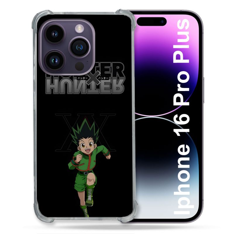 Coque Magnétique Compatible Magsafe Pour Iphone 16 Pro Plus Manga Hunter X Hunter Gon