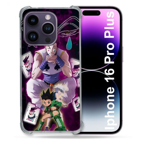 Coque Magnétique Compatible Magsafe Pour Iphone 16 Pro Plus Manga Hunter X Hunter Hisoka